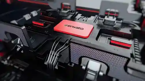 未来工业科技 - 3D数字片头AE模板