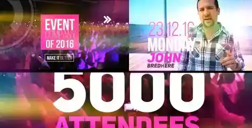 企业活动开场动态AE模板介绍