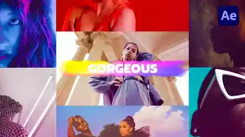 动态幻灯片开场模板 - After Effects现代创意视觉解决方案