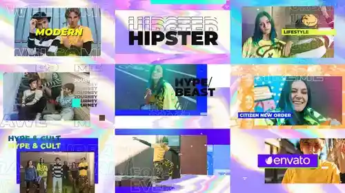 现代感城市现代片头动画AE模板