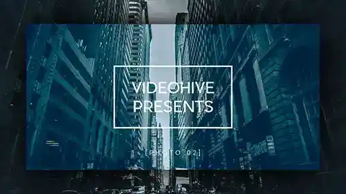 简约动态电视节目开场AE片头模板