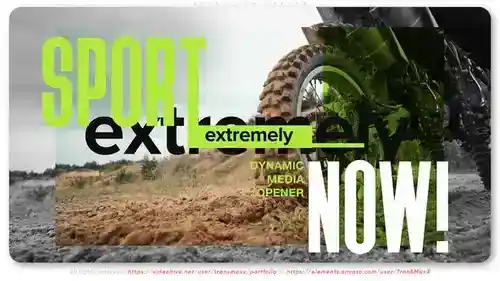 激动人心的体育世界运动揭幕战AE模板