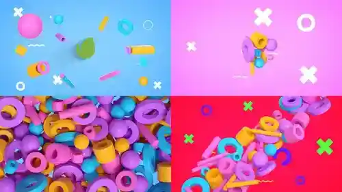 吸睛开场动画儿童向内容开场 AE 模板