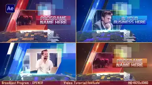 广播/电视/节目片头/技术企业促销AE模板