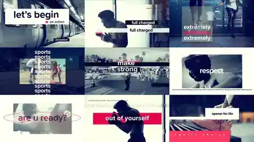 Dynamic+时尚故障风AE模板