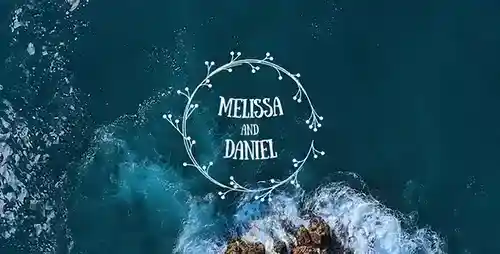 10个浪漫的婚礼头衔AE模板