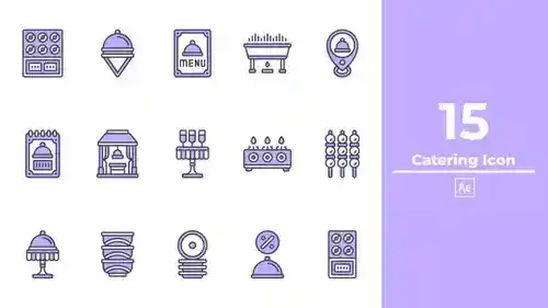 餐饮广告AE动态模板 - 卡板气泡特饮系列