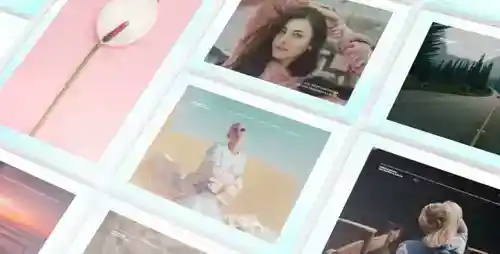 马赛克相册-迷你清洁现代AE模板