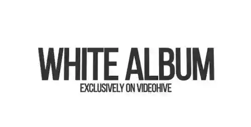 极简动态相册幻灯片 AE模板 | 纯白雅致风格