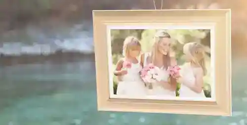 浪漫海滨影集 | 唯美家庭活动幻灯片AE模板