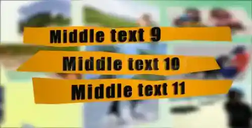 优雅影院级棕绿调相册AE模板 - 高级质感回忆展映