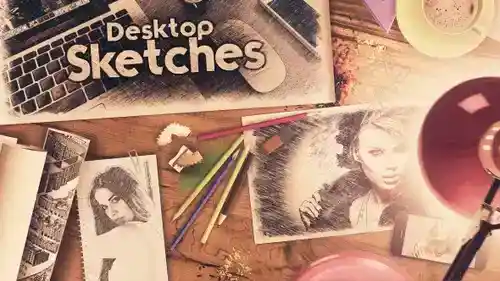 手绘素描风动效模板 - Pencil Sketch 灵感系列