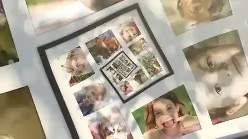 无限缩放儿童相册AE模板 - 温馨家庭回忆动画特效