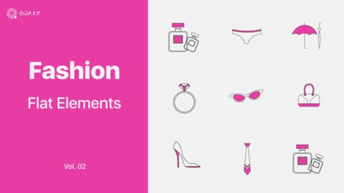 优雅品牌动态介绍动画图标Vol. 02AE模板