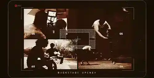 高级时尚故障风AE模板：多场景动态影像解决方案