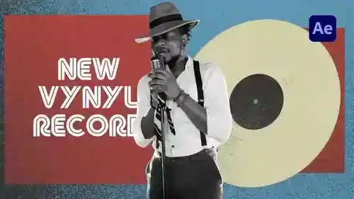 播客和音乐节目片头AE模板