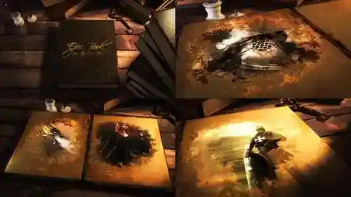 完美适配冒险故事/古代相册/史诗大片书AE模板