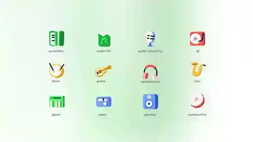 动态音频视觉化模板 - 惊艳的音乐可视化解决方案