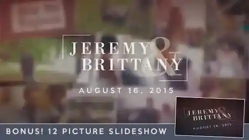 复古格朗风格婚礼相册AE模板介绍