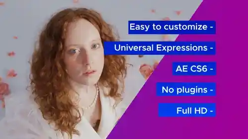 时尚片头动画清洁AE模板