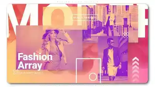 时尚杂志广告AE模板