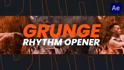 Grunge Rhythm 开场模板 | After Effects 模板