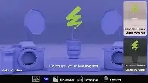 摄影师LOGO标志AE模板