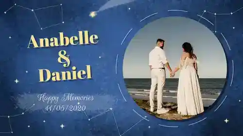 梦幻星空动态相册 AE模板 | Fun Slideshow with Night Sky