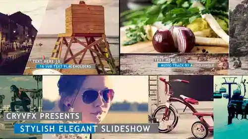 AE模板：时光简影 - 集现代极简与复古优雅于一体的动态相册