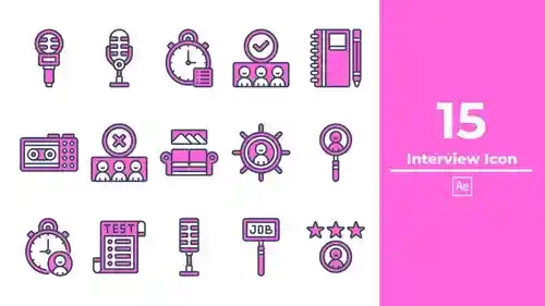 创意脑暴动态展示 AE 模板