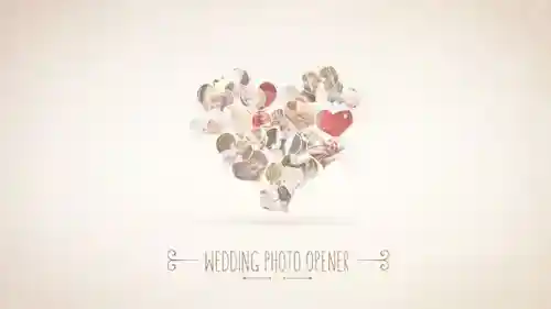 心动光影 | 3D婚礼相册开场模板