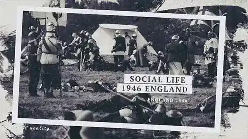 复古记忆相册幻灯片AE模板