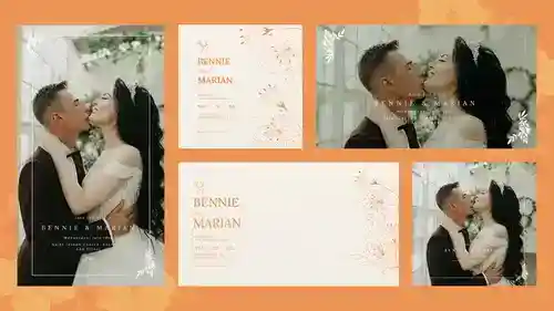 垂直婚礼邀请函动态视频AE模板 - 印度风情版