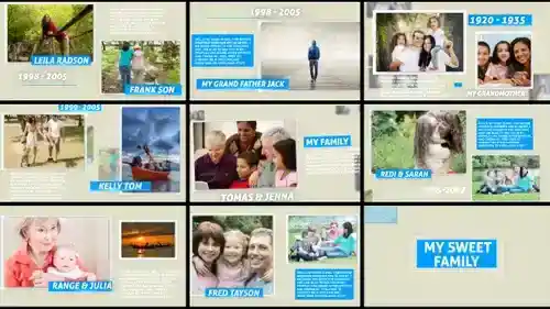 甜蜜食物标志开幕AE模板 - 卡通风动画展示