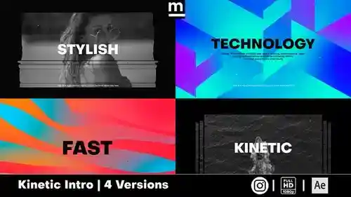 AE模板 | 活力时尚动态开场片头