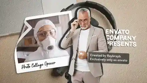 动态拼贴开场模板 - AE高效创作解决方案