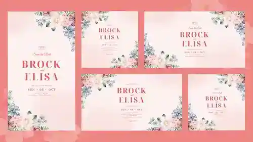 After Effects 模板：印度风婚礼邀请函与家庭相册动画