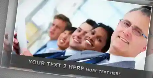 简洁现代照片幻灯片AE模板