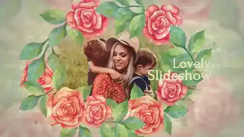 【Mango AE模板】花漾绽放：优雅花朵动态相册