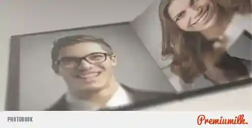 Photobook 动态翻页相册 AE模板