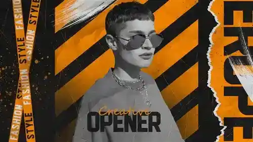 AE艺术电影风格片头模板 - 哥特风摇滚艺术家特辑