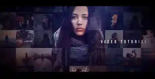 电影感多照片动态相册AE模板