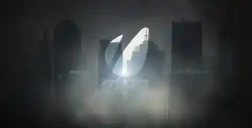 AE模板 - 城市之光标志展示 | 深色背景开场动画