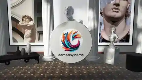 三维涂鸦艺术动态ae模板 | 博物馆级视觉包装