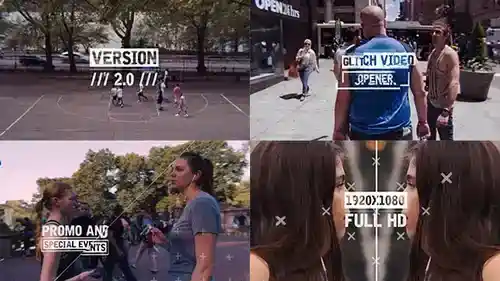 动态扭曲都市风AE模板：现代视觉震撼开场