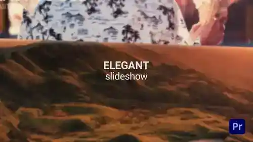 Premiere Pro的优雅幻灯片PR模板