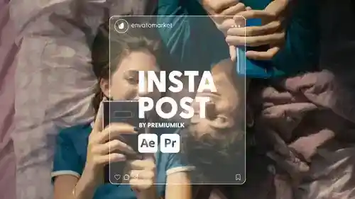 Instagram竖版视频动态模板——After Effects & Premiere Pro通用套件