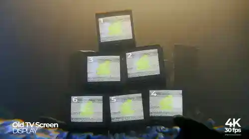 旧电视显示首映式PR模板