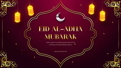 阿拉伯节日邀请PR模板 - 闪耀庆典设计指南