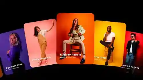 宣传展示轮播动画MogrtPR模板